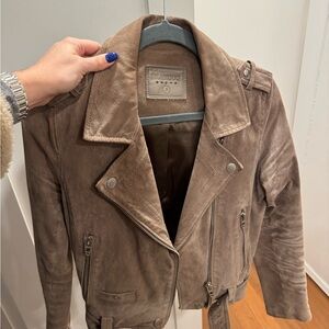 Blank NYC Tan Suede Jacket